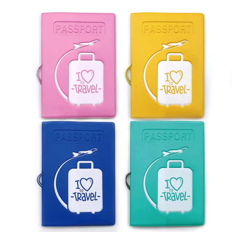 Travel Accessories Dropshipping - Couverture de passeport en relief coloré