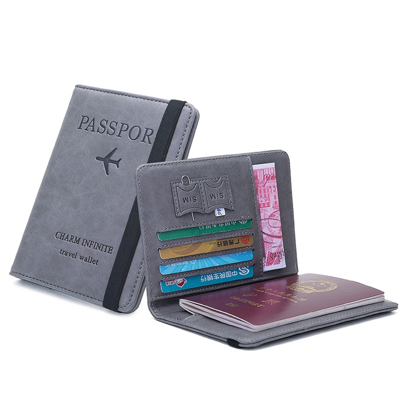 Travel Accessories Rfid - Couverture de passeport en cuir à