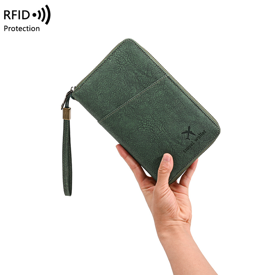 Travel Accessories Rfid - Porte-passeport anti-RFID multifonctionnel, organiseur de documents