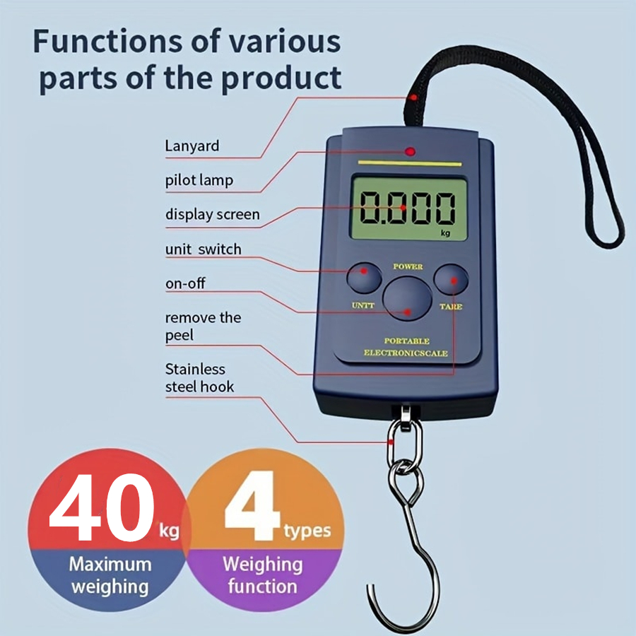 40kg multifonctionnel Mini éle - Travel Accessories Electronics avis et prix